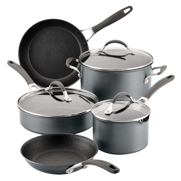 Circulon A1 Series 8-Piece ScratchDefense Nonstick Cookware Set