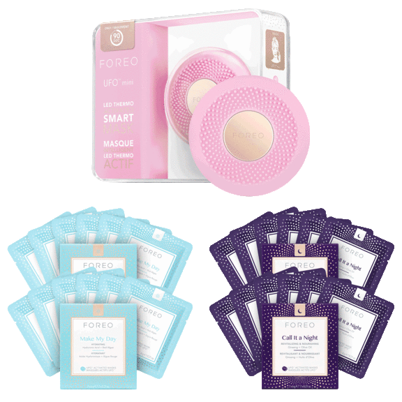 Foreo UFO Mini 4-in-1 Facial Spa Device with 28 Masks