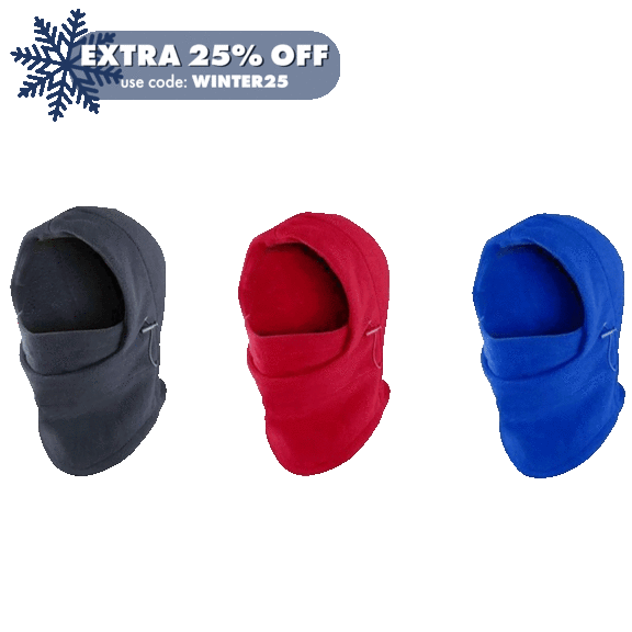 3-Pack: Fleece Balaclava Winter Hat Mask