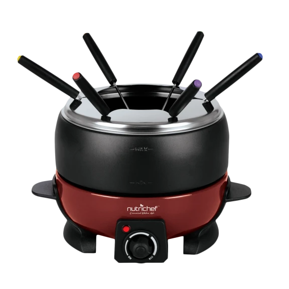 NutriChef Fondue Electric Melting Pot Cooker