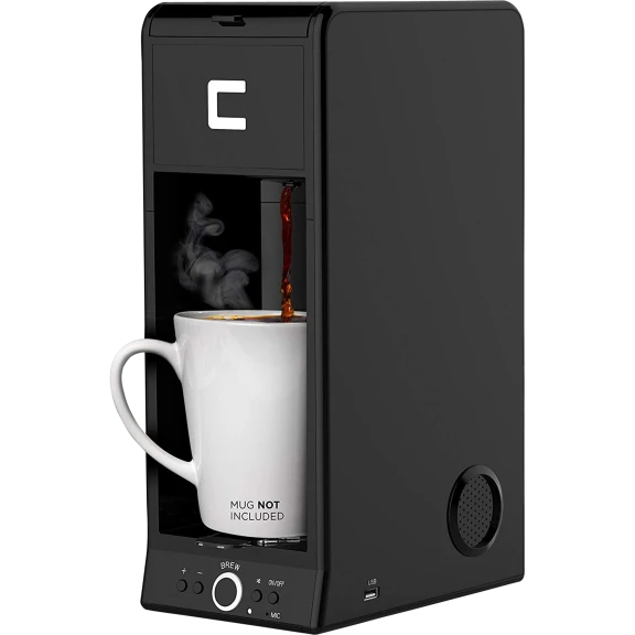 Chefman K-Cup BUZZ Brewer with Bluetooth Enabled Speaker System