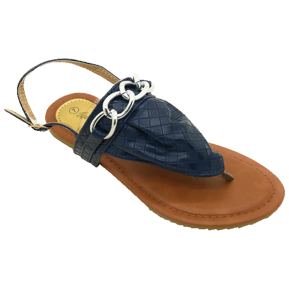 Victoria K. Women's Fashion Croc Print Sandals