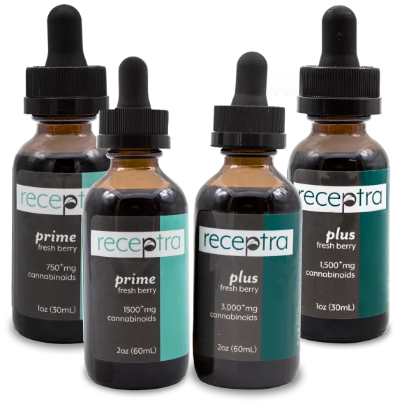 Receptra™ Health and Wellness Pure Hemp CBD Extracts