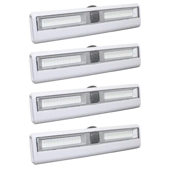 4-Pack: Bright Basics Ultra Bright LED Wireless Portable Light Bars