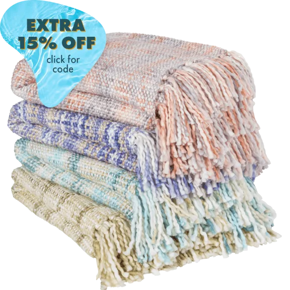 Cottage Collection Space Dyed Throw
