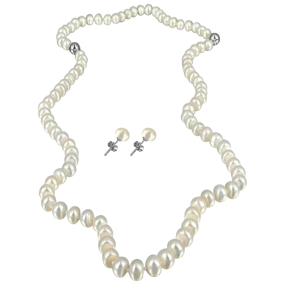 PALLISER LAGOON COLLECTION 7-8mm Versatile Pearl Three-Piece Set