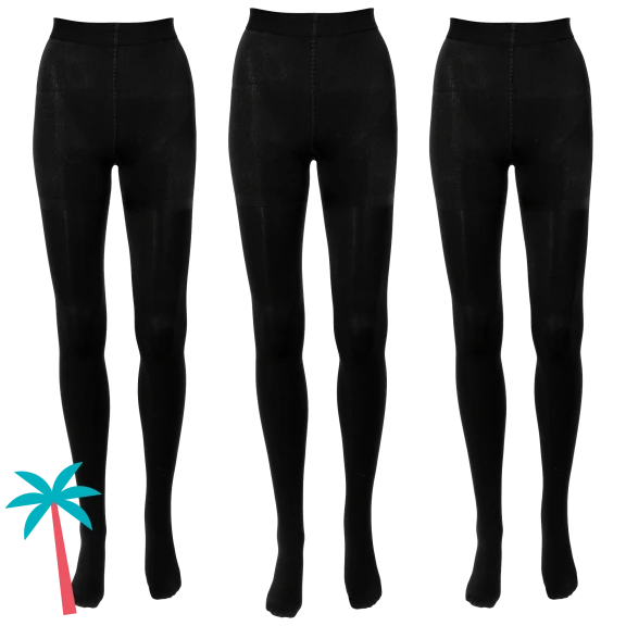 3-Pack: Adrienne Vittadini Body Shaper Tights