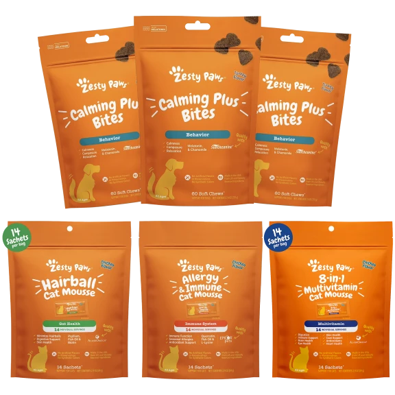 Zesty Paws Supplement Treats for Cats