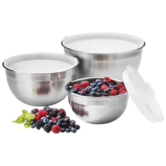 Cuisinart Chef's Classic 3-Piece Bowl Set with Lids