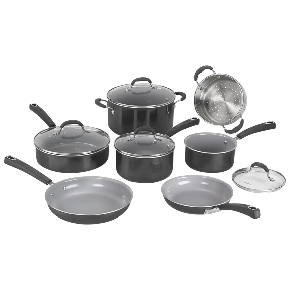 Cuisinart 11-Piece Ceramic Cookware Set