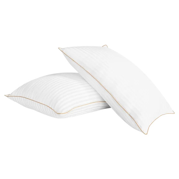 2-Pack: Italian Luxury 2100 Series Plush Gel Pillows