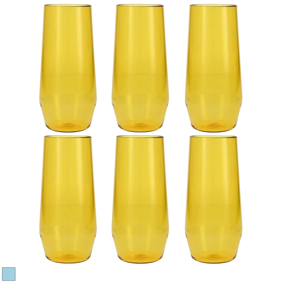 6-Pack: Fortessa Shatter-Resistant Iced Tea Glasses