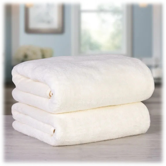 2-Pack: Haven Organic 100% Cotton Turkish Bath Sheet