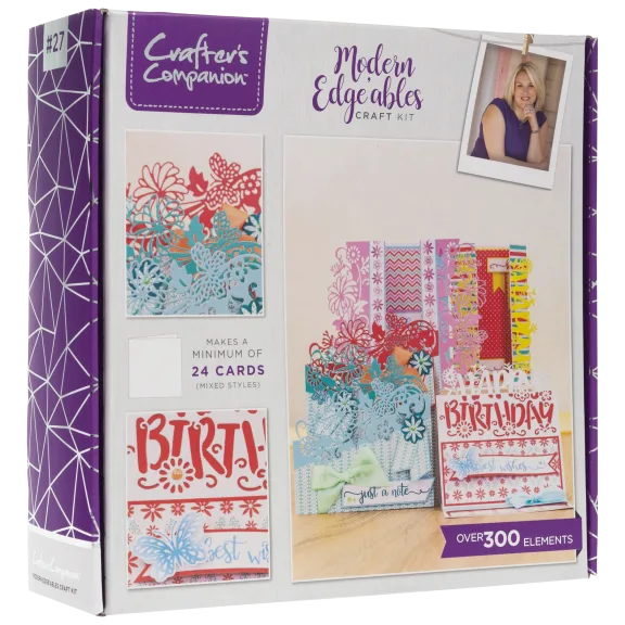 Crafter's Companion Craft Box - Modern Edge'ables Set