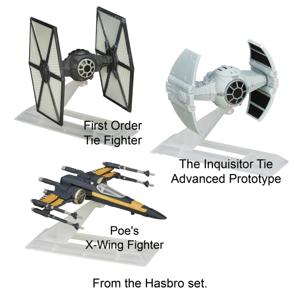 Hasbro Black Series - Titanium Series Star Wars 3-Ship Bundle