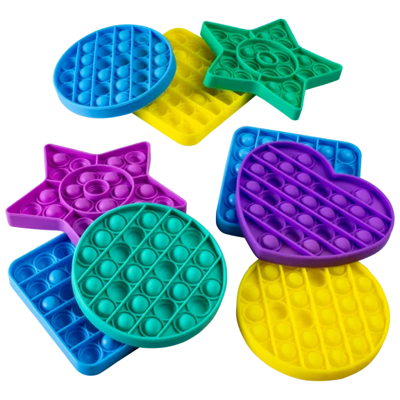 3-Pack Pop-It Push Bubble Sensory Toy