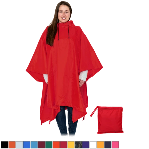 2-Pack: Slicker Seat Premium Poncho with Stadium Seat Coverage