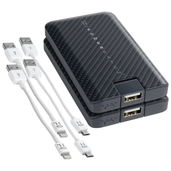 2-Pack: HALO Power Patch Self-Stick Phone Charger with USB-C & Lightning Cables