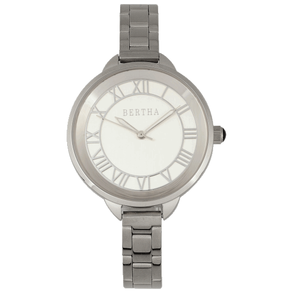 Bertha Madison Ladies Watch with Stainless Steel Band