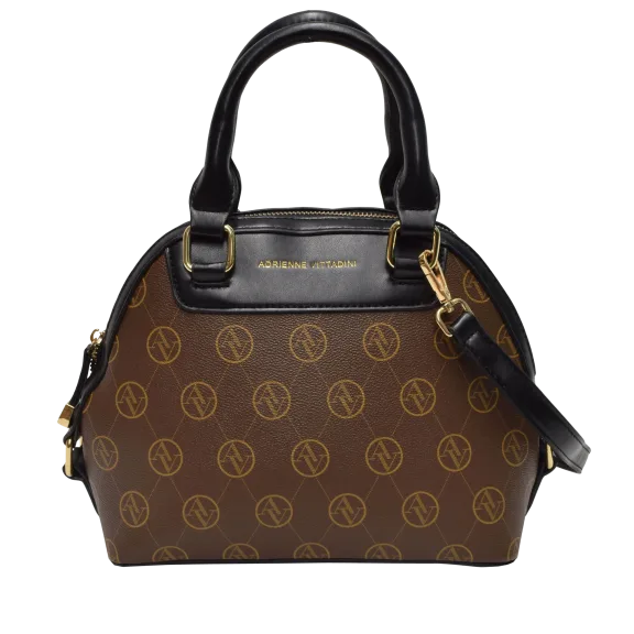 Adrienne Vittadini Signature Collection Pebble Grain Dome Satchel