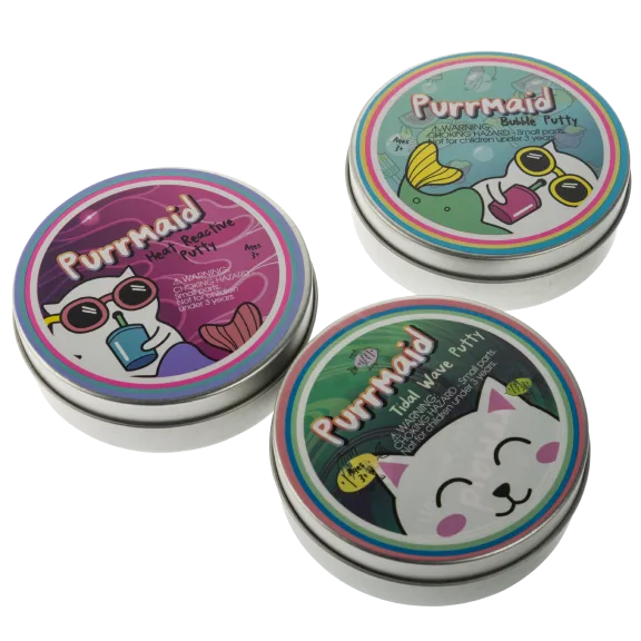 3-Pack: Purrmaid Kitty Putty