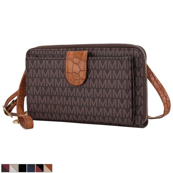 MKF Collection Olga Smartphone and Wallet Convertible Crossbody Bag by Mia K.