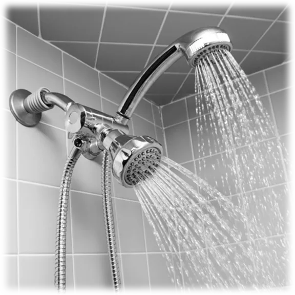 5-Function Dual Shower Head and Massager Set