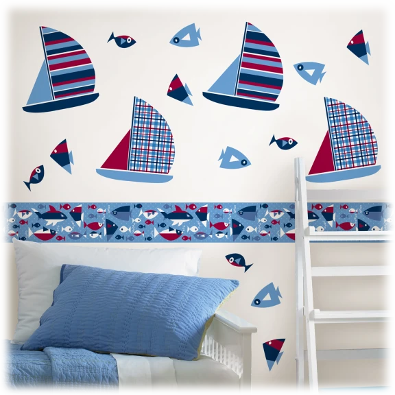 3-Pack: Kids Regatta WallPops