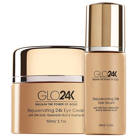 Glo24K Eye Lifting Cream & 24K Eye Tightening Serum