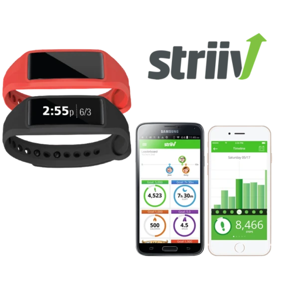 2-Pack: Striiv Fusion Bio 2 Smartwatch with Continuous Heart Rate
