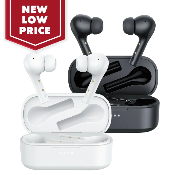 Aukey True Wireless Earbuds with Wireless Charging Case
