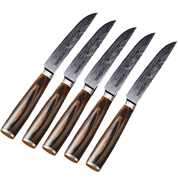 The Straight-Edge Steak Knife Set