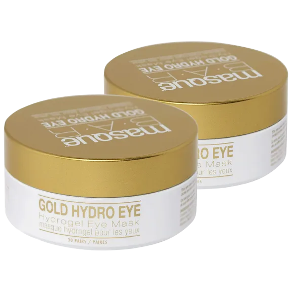 60-Pack: Masque Bar 24K Gold Hydro Gel Eye Masks