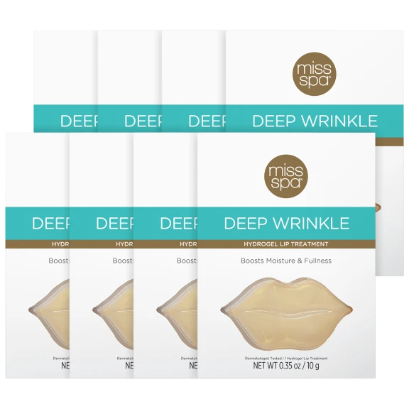 8-Pack: Miss Spa Deep Wrinkle Hydrogel Lip Treatment