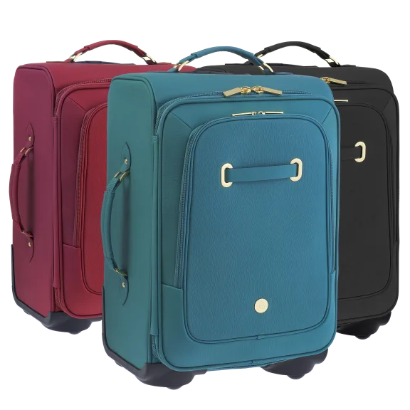 Joy Mangano Christie Carry-On Leather Dresser Luggage