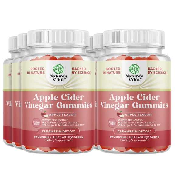 360-Count: Nature's Craft Sugar-Free Apple Cider Vinegar Gummies