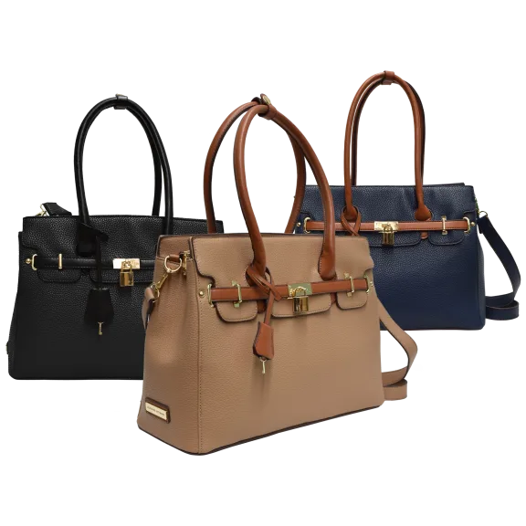 Adrienne Vittadini Triple Compartment Satchel