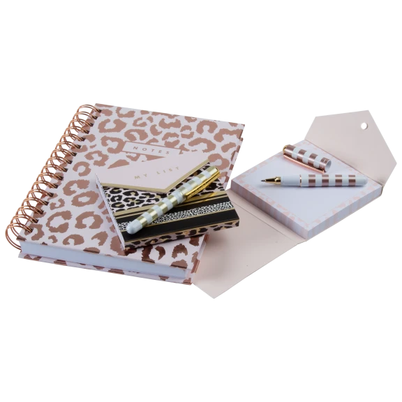 Lady Jayne Designer Journal with Two Matchbook Pads and Pens