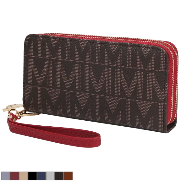 MKF Collection Danielle Milan M Signature Wallet Wristlet by Mia K.