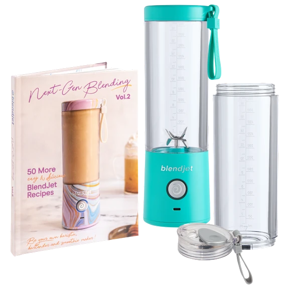 BlendJet 2 Portable 20oz Blender with Bonus Accessories