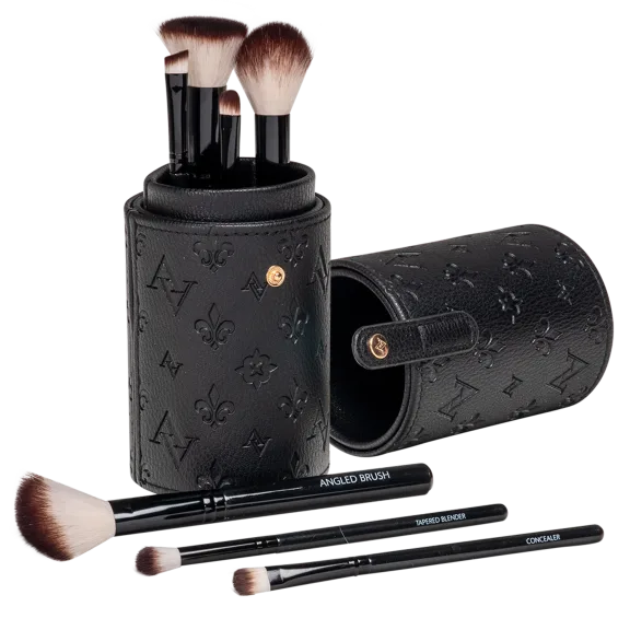 Adrienne Vittadini 7-Piece Brush and Travel Case