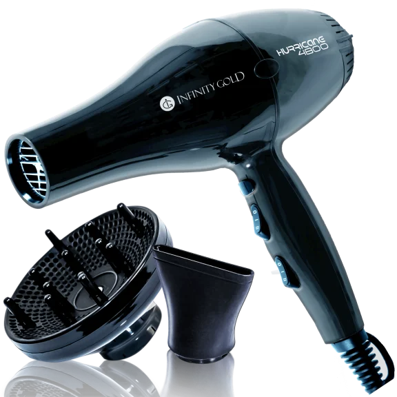 Infinity Gold Blow Dryer With 1 Concentrator & Diffuser