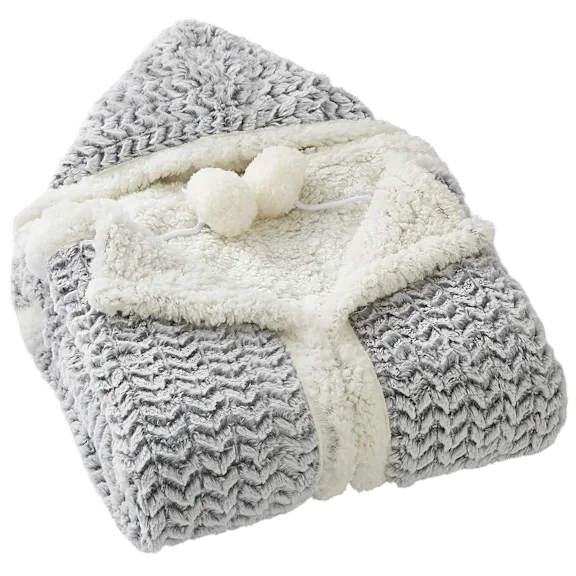 Chic Home Snuggle Hoodie Wearable Blanket
