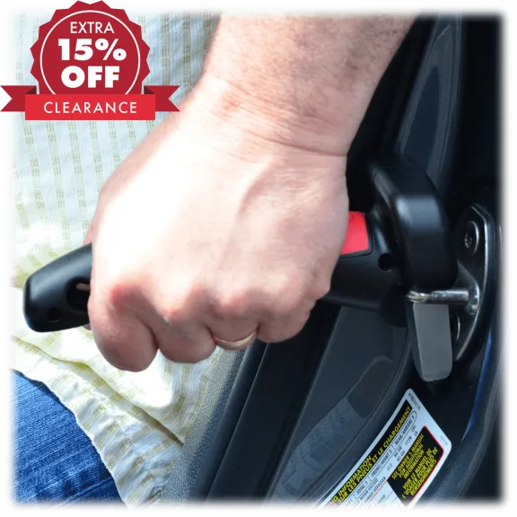 2-Pack: SecureBrite 4-in-1 Car Door Support Handles