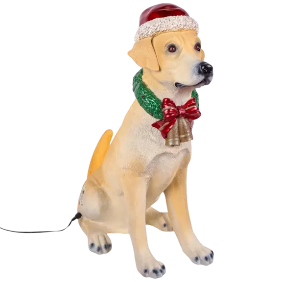 National Tree Company 28" Motion-Activated Labrador Retriever with Wagging Tail