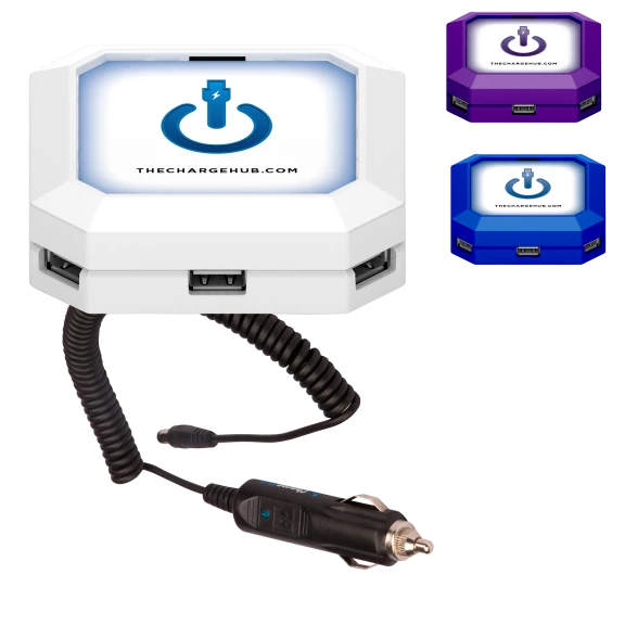 ChargeHub X7 - 7 Port with Bonus USB Car Charger
