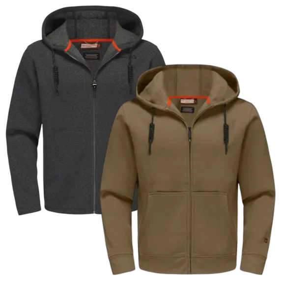 2-Pack: Hawke & Co Full Zip Ember-Shield Hoodies