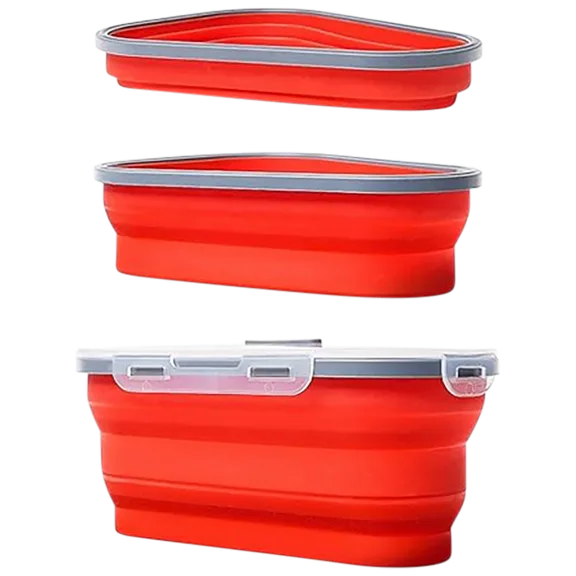 Titan Pizza Storage Container With 5 Microwavable Serving Trays