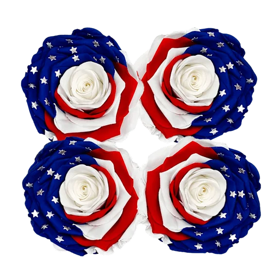 The Patriotic Rose Arrangement That Lasts For Years