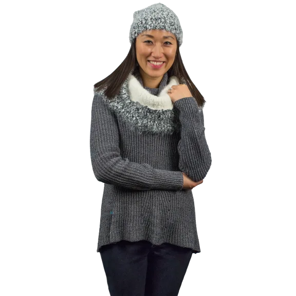 Nicole Miller Infinity Scarf & Hat Set